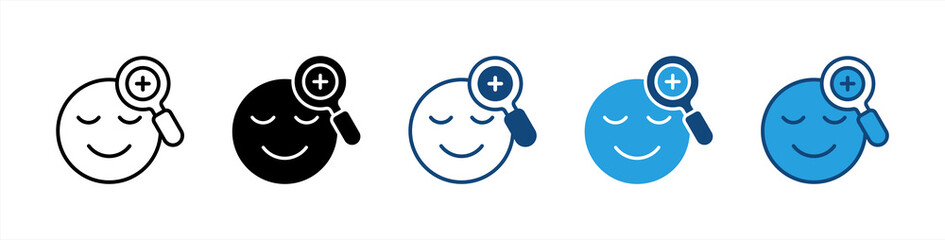 Behaviour icon set multiple style collection