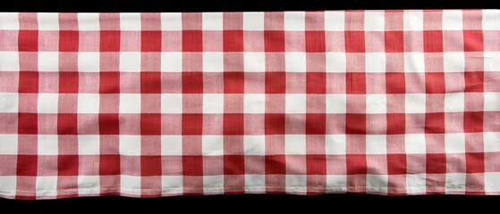 Red and White Checkered Tablecloth for Restaurant, Picnic, or Outdoor Dining Setup