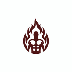 Fire god logo