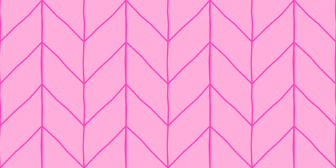 Obraz premium Hand-drawn pastel herringbone pattern for surface design