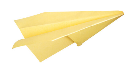 paper airplane origami isolated