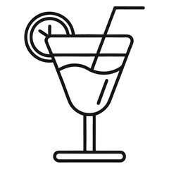 glass with cocktail