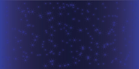 Dark BLUE vector pattern with christmas stars. Blurred decorative design in simple style with stars. The template can be used as a background.