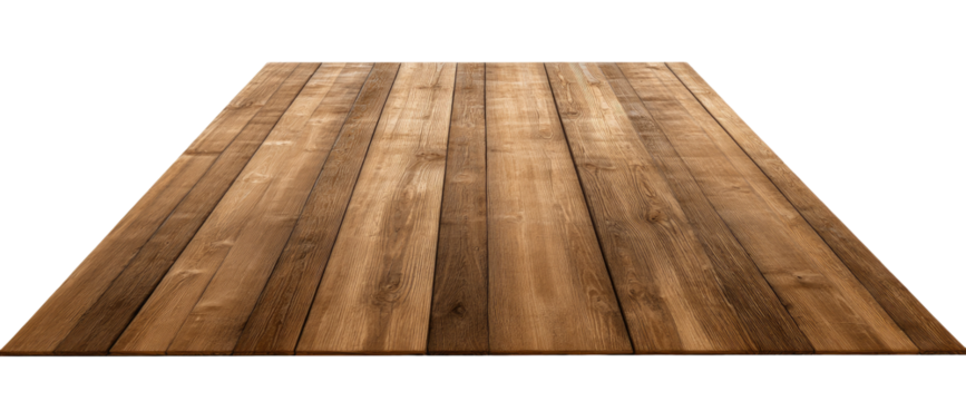 Wooden plank flooring