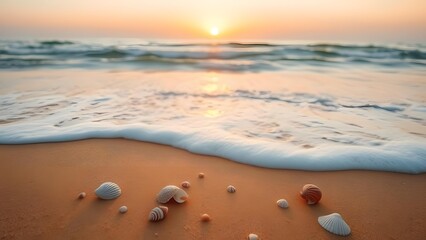 "Twilight Shore: Seashells and Serenity"