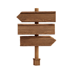 Fototapeta premium Wooden directional signpost (1)
