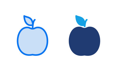 Apple icon vector illustration. Apple sign and symbols for web design.