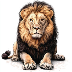 Fototapeta premium a lion