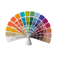 A vibrant palette of paint colors a spectrum of endless creative possibilities