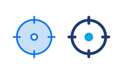 Target icon vector illustration. goal icon vector. target marketing sign and symbol