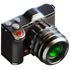 3D Render of Mirrorless Camera