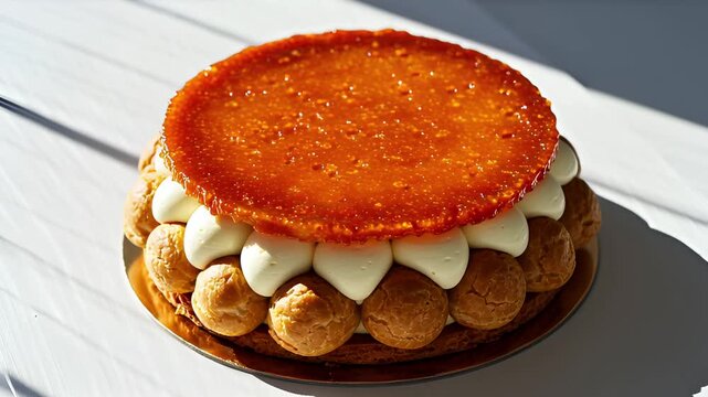 Exquisite Paris-Brest Pastry: A French Delight