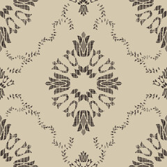 Motifs African boho paisley Floral Ikat pattern embroidery border. Ethnic ikat floral Ethnic Indian Pattern Ikat pattern Ethnic Pattern.Border indian floral Aztec embroidery border seamless patterns.