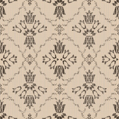 Motifs African boho paisley Floral Ikat pattern embroidery border. Ethnic ikat floral Ethnic Indian Pattern Ikat pattern Ethnic Pattern.Border indian floral Aztec embroidery border seamless patterns.