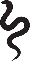 Naklejka premium King cobra black color silhouette vector, Angry Snake Logo, Angry Snake Vector, Snake Logo, Animal Logo vector illustration 