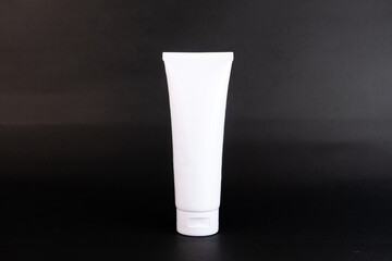 bottle mockup on black background