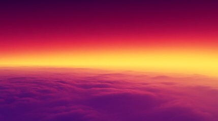 Colorful abstract sky background with vibrant clouds and sunset tones