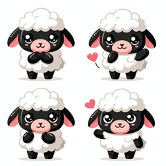 Cute and adorable sheep