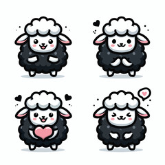 Cute and adorable sheep