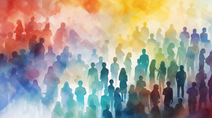 Diversity and Inclusion: People Standing Together in an Inclusive Community