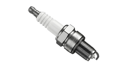 Spark Plug for Internal Combustion Engine on White