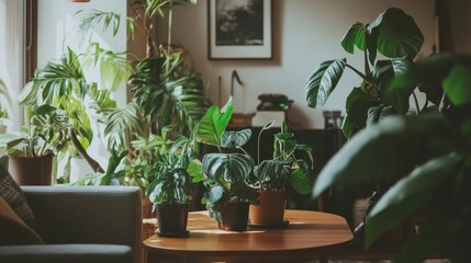 Cozy indoor garden room