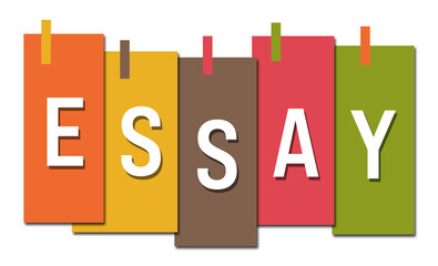 Essay Colorful Stuck Stripes 