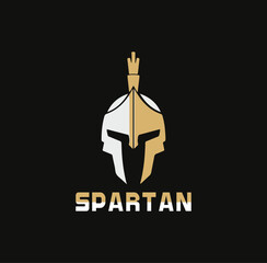  Two-Tone Spartan Helmet Warrior Logo