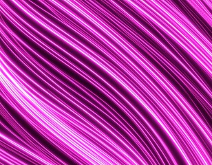 Abstract diagonal lines of bright pink and dark purple, glowing effect
