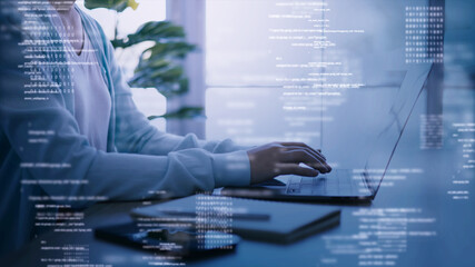 Focused Developer Typing Code