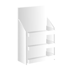 shelves for product displays in supermarkets, retail and markets