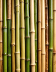 Naklejka premium Close-up bamboo stalks (1)