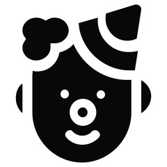 Joyful Clown Illustration