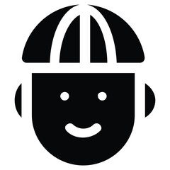 Happy Construction Worker Illustration