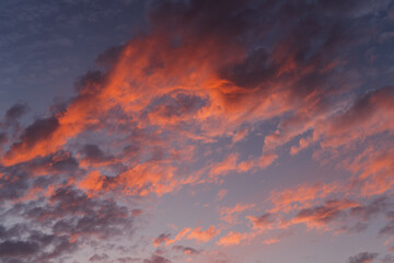 Fototapeta premium dramatic sunset sky