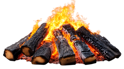 campfire or bonfire burning png