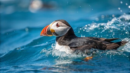 Great crested grebes and great white pelicans are colorful, exotic birds with distinctive beaks and feathers, often found in the wild