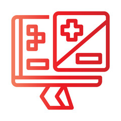 Fototapeta premium icon brightness with style gradient