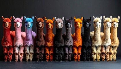 Row Alpacas Varying Colors