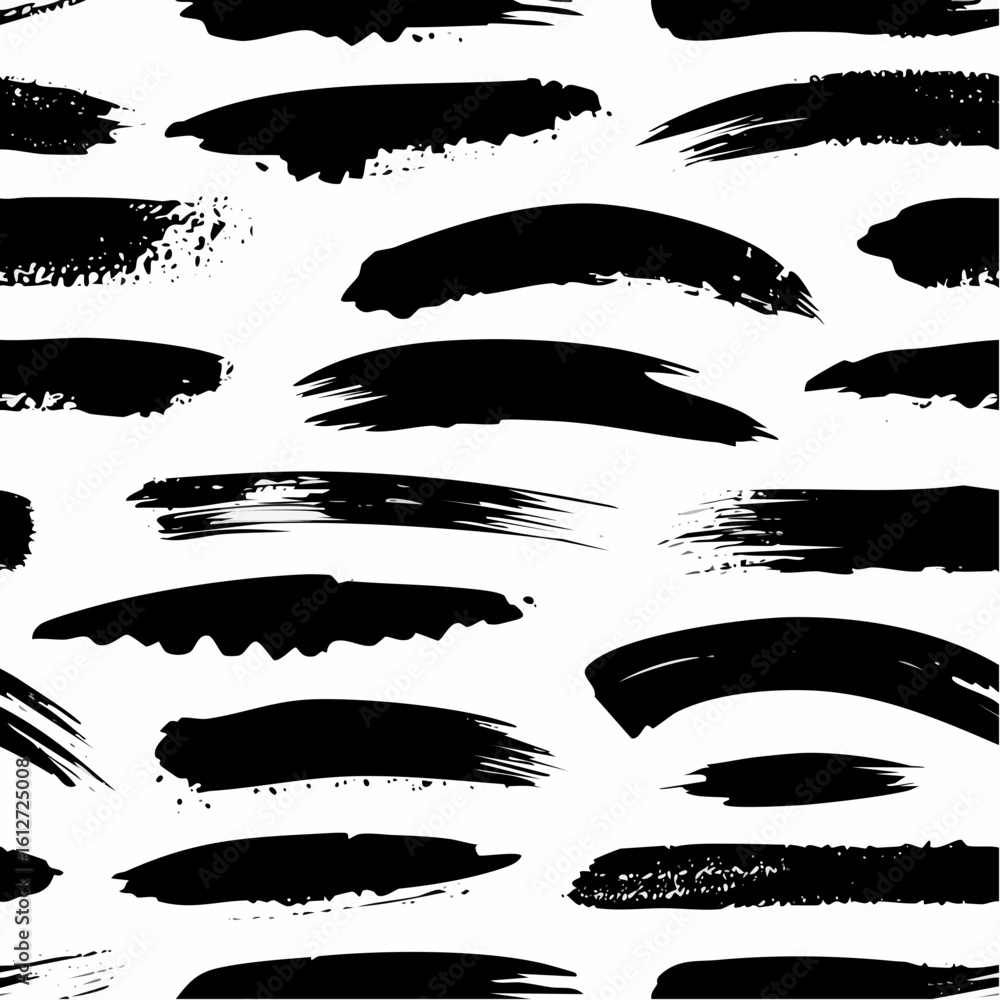 Poster dynamic brushstroke pattern with bold colors, artistic abstract design