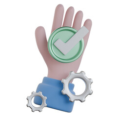 Buddy System 3D Icon Colorful Style