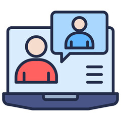 Online Communication Icon