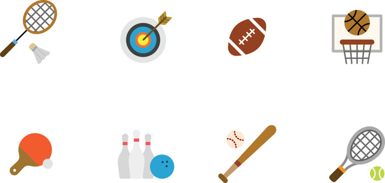 Icon collection of sports