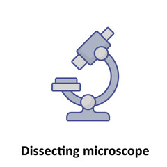 Dissecting microscope Vector Icon which can easily modify or edit