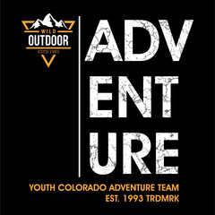 adventure typography illustrationdesign
