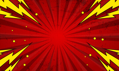 Abstract Background Comic Style Vector New