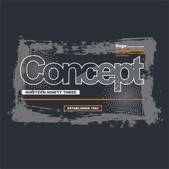 typography with grunge abstract background