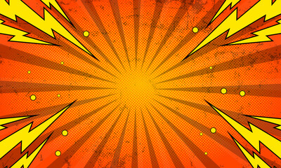Abstract Background Comic Style Vector New