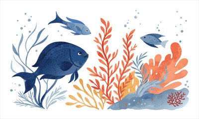fish in aquarium