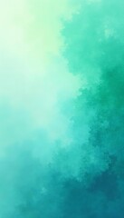 Obraz premium Subtle watercolor wash background in soothing shades of blue and green, blue, colored, light